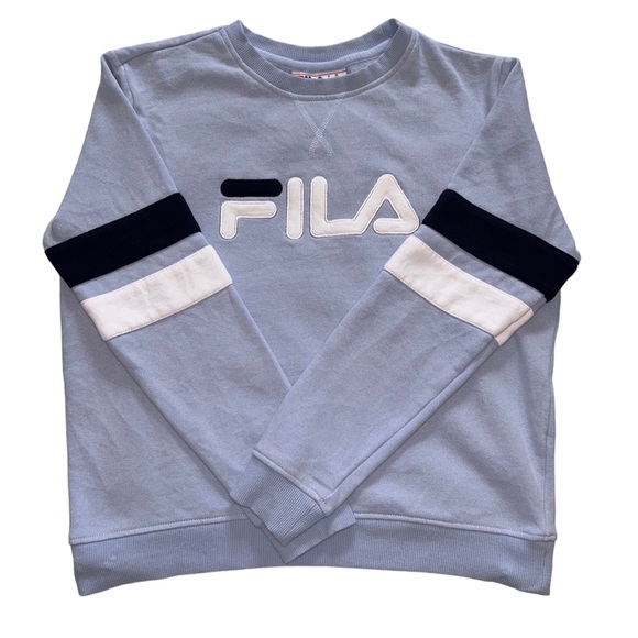 Fila Other - Fila Vintage Sweatshirt Light Blue Medium